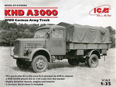 ICM 1:35 35454 KHD A3000, WWII German Truck