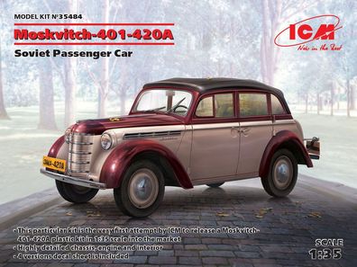 ICM 1:35 35484 Moskvitch-401-420A, oviet Passenger Car