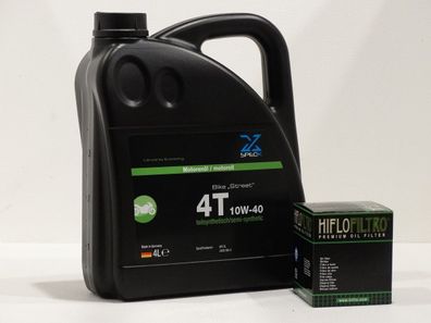 Kawasaki KLE 500 Bj:06-07, 4 Ltr. Spec-X 10W40, l- u. Ölfilter