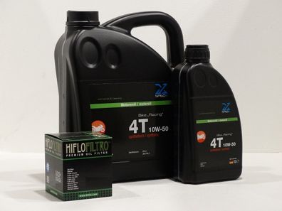 Kawasaki 1000 Ninja H2 H2R Bj: 15-, 5Ltr.10W50, l- u. Ölfilter