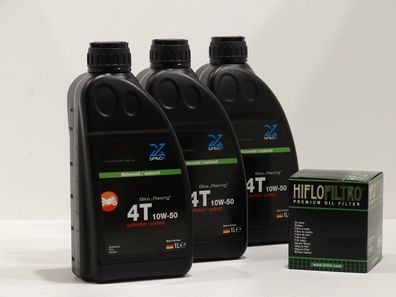 Suzuki SV 1000/S Bj: 02-07, 3Ltr.10W50, l- u. Ölfilter