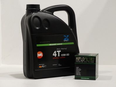 Aprilia RST 1000 Futura Bj:00-06, 4Ltr.15W50, l- u. Ölfilter