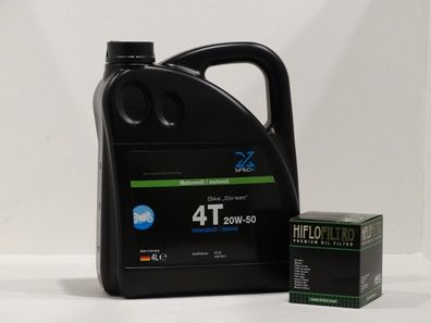 Kawasaki ZZ-R 600 Bj:90-01, 4Ltr., pec-X 20W50, l- u. Ölfilter