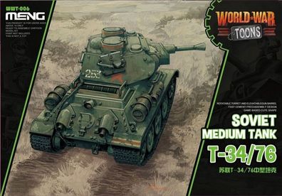 MENG-Model WWT-006 Soviet Medium Tank T-34/76(Cartoon Model