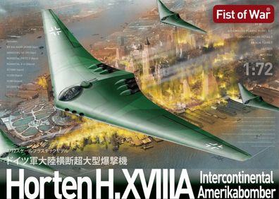 Modelcollect 1:72 UA72218 German WWII horten 18A super long-range strategic bomber pr