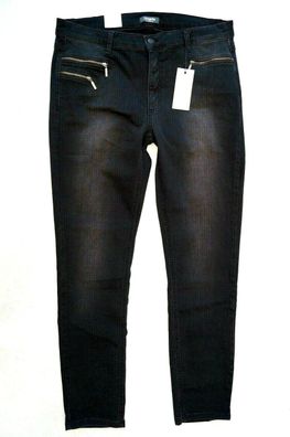 ANGELS Malu Zip Damen Jeans Skinny Gr.46 Regular dunkelgrau 89,95 € NEU