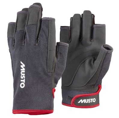 Musto, Segelhandschuh Essential Sailing Glove 2.0 S/F, Schwarz