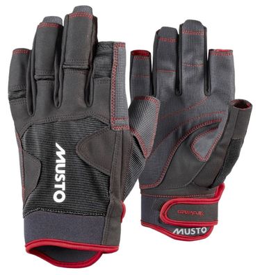 Musto, Segelhandschuh Performance Glove 2.0 S/F Kurz, Schwarz