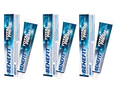 Malizia Benefit Zahnpasta Total Fresh Gel 3x 75ml