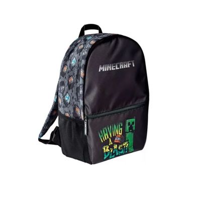 Minecraft Rucksack mit Mehrfächer Schule Tasche Sporttasche Cool Bag