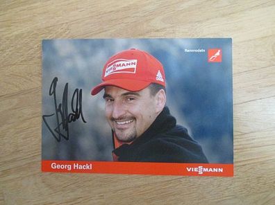 Rodel-Legende & Olympiasieger Georg Hackl - handsigniertes Autogramm!!!