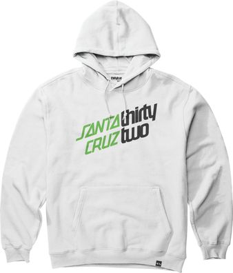 Thirtytwo Hoodie 32 X Santa Cruz white - Größe: L