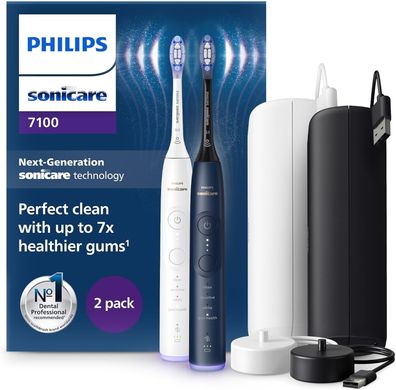 Philips Sonicare 7100 Elektrische Zahnbürste - 2er Pack (HX7429/01) ??Neu & OVP