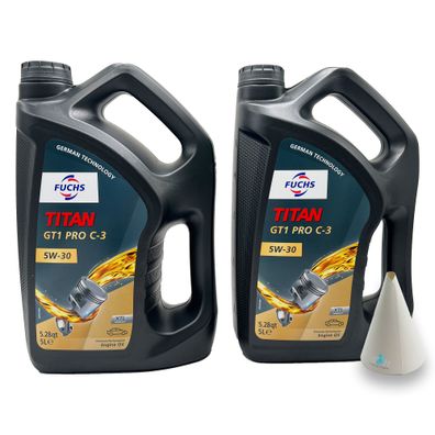 10 L Fuchs Titan GT1 Pro C-3 5W30 | VW 504 00 / 507 00 | MB 229.51 | BMW LL-04
