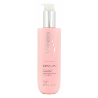 Biotherm Biosource Softening Reinigungsmilch 200ml - Trockene Haut