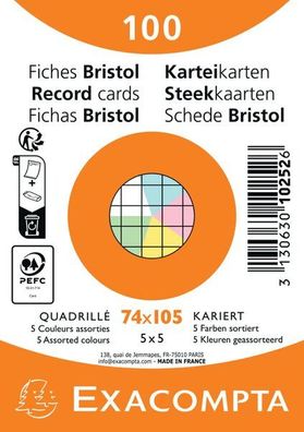 Karteikarten A7 Kari ert 100St/Pkg st