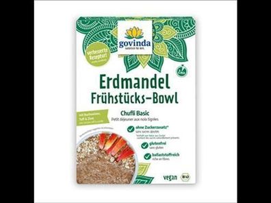 Govinda 3x Erdmandel-Frühstücks-Bowl - Chufli Basic 500g