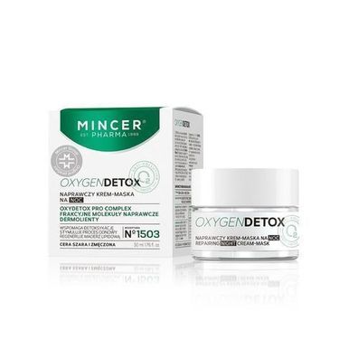 Mincer Detox Nachtcreme Maske 50ml - Sauerstoffboost