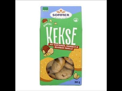 SOMMER 6x Dinkel Kastanien mit Mandel, vegan 150g