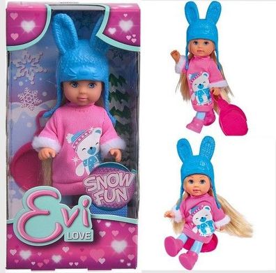 SIMBA Evi Snow fun - Spielpuppe Puppe mit Zubehör NEU