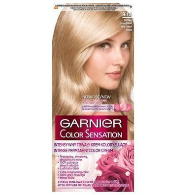 Garnier Color Sensation Creme-Haarfarbe Hellbeige Blond 9.13 - 50ml