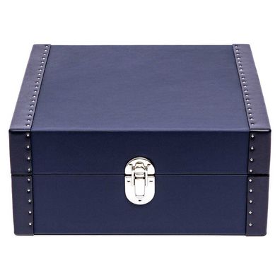 Rapport London - L321 - Uhrenbox für 6 Uhren - Kensington - blau