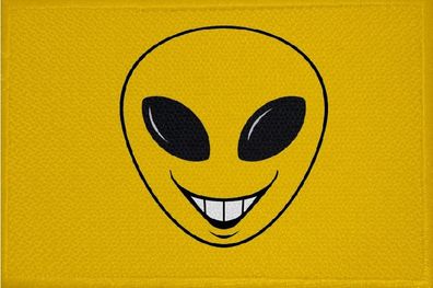 Aufnäher Smily Motiv Nr. 64 Flagge Patch 9 x 6 cm