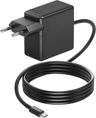 65W Typ-C Netzteil Ladekabel USB C Laptop Ladegerät