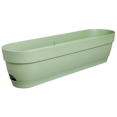 elho® Vibia campana Balkonkasten Pistaziengrün 70 cm - Kunststoff