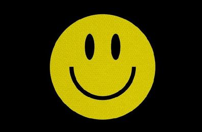 Aufnäher Smily Motiv Nr. 83 Flagge Patch 9 x 6 cm