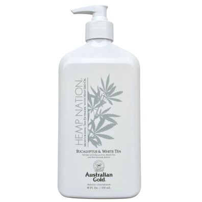 Australian Gold/ Hemp Nation "Eukalyptus&White Tea" 535ml/ Aftersun/ Tanextender