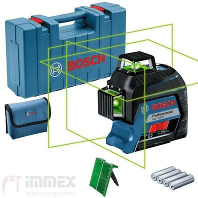 Bosch Linienlaser grün 3x360° GLL 3-80 G