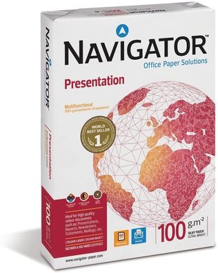 Navigator Presentation 100g/m² DIN-A3 - 500 Blatt Druckerpapier weiß