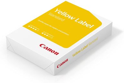 Canon Yellow Label Multifunktionspapier A4, 80g/m², 500 Blatt Papier weiß