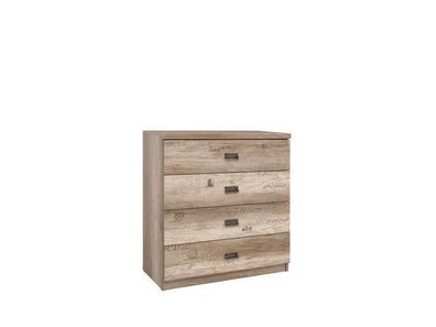 Kommode mit Schubladen Malcolm - Schubladenschrank - Sideboard - Braun