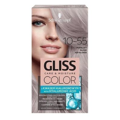 Schwarzkopf Gliss Color Creme Haarfarbe 10-55 Aschblond - 142 ml