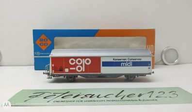 ROCO H0 DC 46167 Schiebewandwagen "coop Konserven Conserves midi" / SBB CFF / Ersatz
