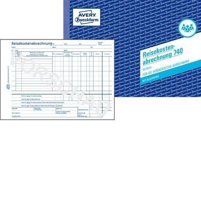 Avery Zweckform 740 Reisekostenabrechnung A5 quer