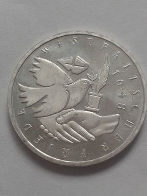 10 Mark 1998 Westfälischer Freide 15,5g Silber 10 DM 1998 Friede Münster Osnabrück