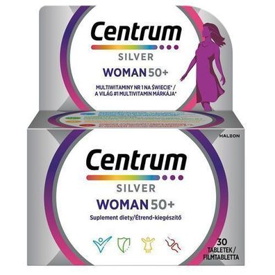 Centrum Silver Frau 50+ Multivitamin, 30 Tabletten