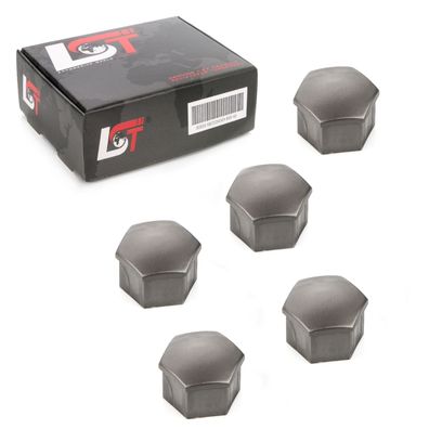 5x Radschrauben Kappen 17mm grau für ALFA ROMEO FIAT LANCIA SUBARU TOYOTA