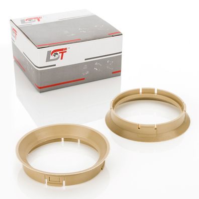 2 Zentrierringe FÜR AUDI VW SKODA FÜR Alufelgen - Ø 64,0 mm - Ø 57,1 mm * NEU*