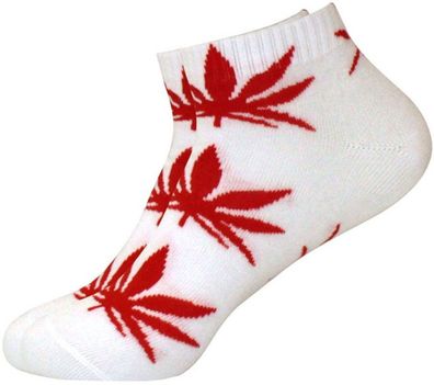 Cannabis Sneakers - Cannabis-Pflanzen Socken in 1/4-Länge - Farbe 8