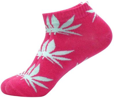 Cannabis Sneakers - Cannabis-Pflanzen Socken in 1/4-Länge - Farbe 18