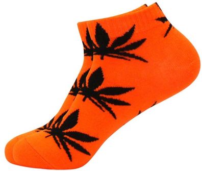 Cannabis Sneakers - Cannabis-Pflanzen Socken in 1/4-Länge - Farbe 20