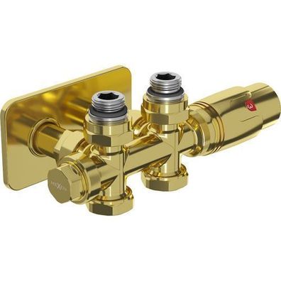 Mexen G00 Thermostatset, Gold, DN50, Duplex