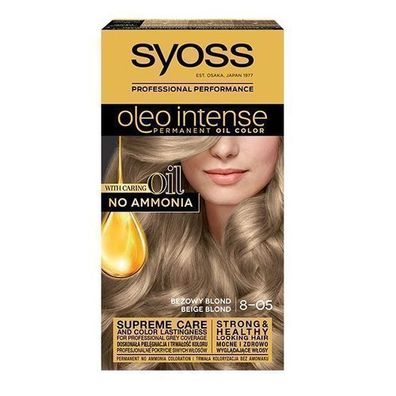 Syoss Perlblond Haarfarbe 8-05 Professionelle Coloration