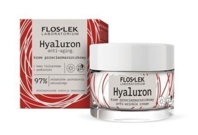 Flos-Lek, Hyaluron Anti-Aging Creme 97%, 50 ml - Glättend & Straffend