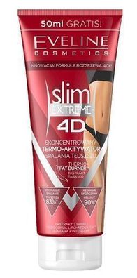 Eveline Slim Extreme 4D Konzentrierter Thermo-Fettverbrennungsaktivator 250ml