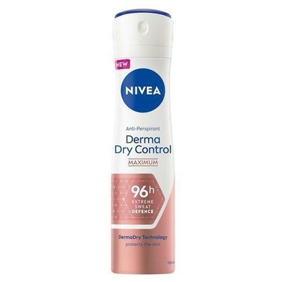 Nivea Derma Dry Control Anti-Transpirant Spray - 150 ml